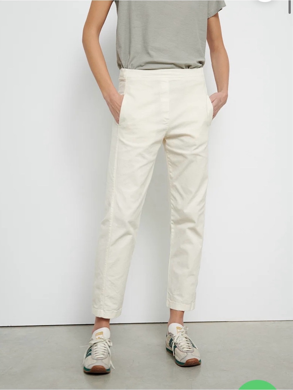 Shon Mott Cotton Casual Pants Ecru size 3
